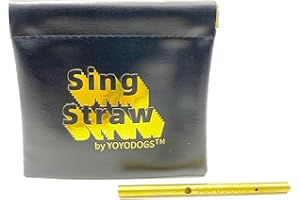 YOYODOGS Sing Straw for Vocal Training and Healing Aid Tool,Singing Exercises,Vocal Straw Voice Trainer Metal Therapy Tool(Vocal Training-D)