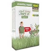 Baby Turco Doğadan Avantaj Paketi Pofuduk K&uuml;lot Bez 6 Numara Xlarge 62 Adet