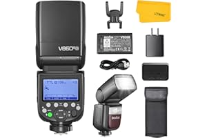 Godox V860III-O Flash pour Olympus Panasonic, 2.4G TTL 1/8000s HSS Speedlite pour Panasonic Olympus, 480 Flashs Pleine Puissance, 10 Levels LED Modeling Lamp, Flash Externe pour Photographie