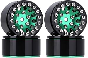 INJORA 1.0 Felgen RC Metal Beadlock Wheels Felgen für alle 1/24 1/18 TRX4M Scale Axial SCX24 Deadbolt RC Crawler Auto Upgrades Zubehör