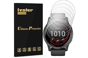 ivoler Pack de 6 Protection écran pour Garmin Forerunner 265S 42mm / Vivoactive 4 45mm / 4S 40mm / Venu 3/2 45mm / 2S 40mm, Couverture Complète [Anti-Rayures] [sans Bulles] TPU Film Protecteur