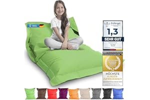 ‎LAZY BAG LAZY BAG Riesen-Sitzsack XL 160x125 cm mit 300 Liter | Sitzkissen 2-in-1 für Kinder & Erwachsene | Bequeme Indoor & Outdoor mit 3 Mio. EPS-Perlen für perfekte Ergonomie | Deutscher Marken Hersteller