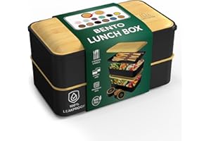 UMAMI Bento Box dla dorosłych 1,2L z sztućcami, All-in-One Kontener na lunch do przygotowywania posiłków dla mężczyzn/kobiet, urocza szczelna skrzynka bento, organizator lunchu, wspaniały prezent na Dzień Matki.