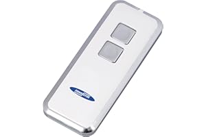 NOVOFERM Novotron 522 TM15912001150 - Mando a distancia para puerta de garaje (2 canales transmisores; 64/128 bits de cifrado; 433 MHz; plateado/blanco)