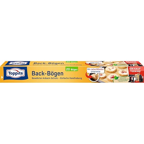 Toppits Backpapier-Bögen, 20 Stück