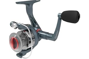 Quantum Optix Spinning Fishing Reel, 4 Bearings (3 + Clutch), Anti-Reverse with Smooth, Precisely-Aligned Gears