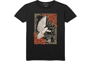 Fleetwood Mac T-Shirt Dove Band Logo New Official Unisex Black