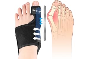 Viexpand Alluce Valgo Correttore, Tutore Separatori Per Piedi, Regolabile Correttore Dei Piedi, Divaricare e Allungare Le Dita, Giorno e Notte, Per Donna Uomo Proteggi Rilassare Dita(Sinistra)