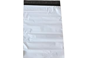 GOODWAY 100St. Folienversandbeutel Versandbeutel Versandtasche 50x60cm, Weiß mit selbstklebend, Extra groß, Extra Dick