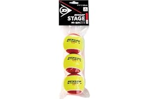 ‎DUNLOP SPORTS Dunlop Tennisball Stage 3 Red - für Kinder & Einsteiger im Kleinfeld (1x 3 Stück)