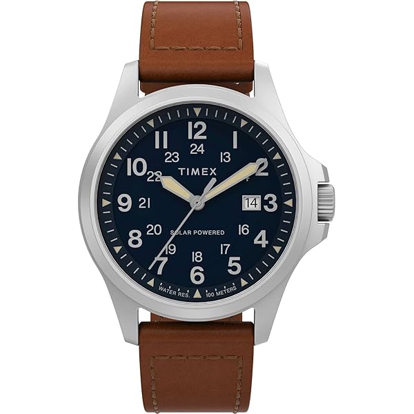 Timex Expedition North 42 mm herenhorloge - Tweedelige blauwe synthetische band van siliconen met blauwe titanium wijzerplaat TW2V40800