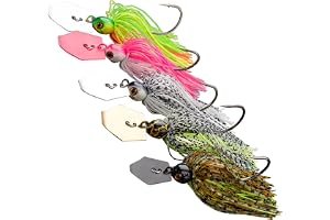 5 stycken 7 g chatterbait konstgjort bete, chatterbait gädda, fiske jiggspinnset, chatterbait nyhet, spinner bait, för abborr