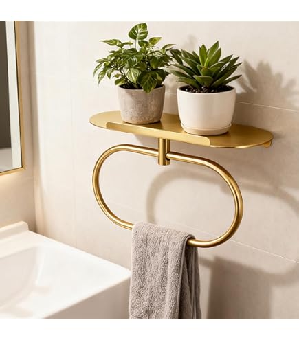 Stonebriar Ronde Decoratieve Antieke Gouden 23 Metaal Starburst Hangende Spiegel voor Muur