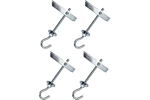 DOJA BARCELONA DOJA Industrial | Taco Basculante M6 | PACK 4 | Anclaje de Vuelco para fijación pared hueca o techo | Gancho Techo por Gravedad | Tacos de Vuelco de Balancín | Fijacion Falsos Techos, Placas Yeso