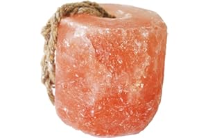 SOO Natural Pure Himalayan Salt Licks for Animals - Great for Horses, Cows, Deer, and Other Livestock - Ropes Included | 1-2kg Salt Lick