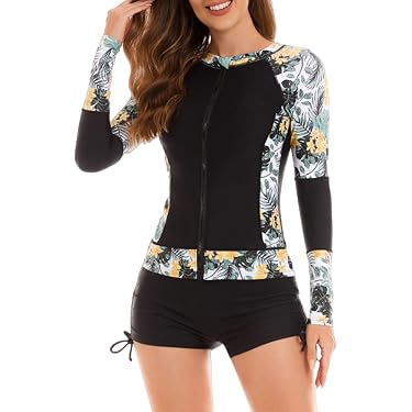 Stratuxx Kaze Damen-Rashguard Langärmlig – LSF 50+, UV-Schutz, Schnell Trocknend, Mit Wasserdichter Tasche