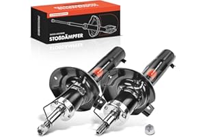 Frankberg 2x Ammortizzatori per sospensioni Ammortizzatori per telaio Anteriore sinistro destro 540mm Pressione del gas Compatibile con Golf VI 5K1 Golf V 1K1 Golf Plus 521 5M1 Golf VI 310714