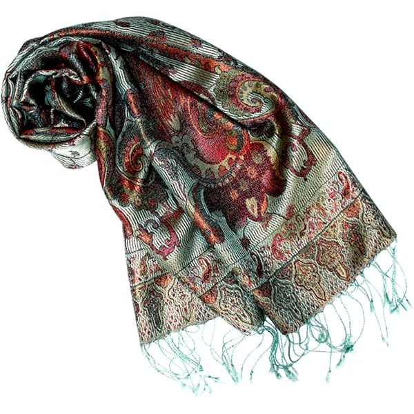Lorenzo Cana - Luxe sjaal van zachte wol van Merino - lam paisley patroon kleurrijk meerkleurig 35 x 160 cm wollen sjaal wollen doek damessjaal dames vrouwen, Paarse aubergine, 35x160cm