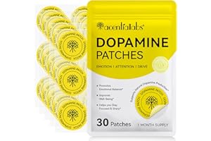 ZYRANOVAE Dopamine Patches,30 Vegan Mood Boost & Positivity Support,Mood Support Patches,Supports Dopamine & Daily Mental Wellness,Plant-Based Formula,for Men Women