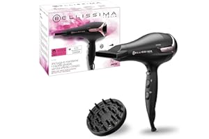 Bellissima Imetec - Asciugacapelli K9 2300-2300W, Inclusi Diffusore per Ricci e Concentatore. Phon per Capelli Ionico con 8 Combinazioni aria e temperatura e colpo aria fredda