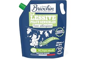 Jacques Briochin Recharge Ma lessive Peaux Sensibles Ecocert - Sans allergènes 1,7L