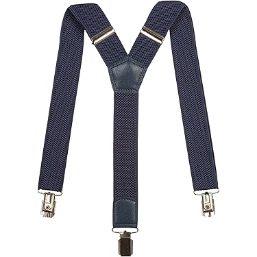 Bretelle Per Bambini Con 4 Clip E Cravatta A Farfalla - Larghezza 2.5 Cm, Tessuto Elastico - Foto 11