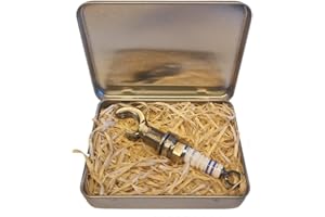GENERISCH Elbkrämer Bottle Opener Made of Spark Plug and Steel - Handmade in Germany in Gift Box An Original Practical Gift for Car Fans Screwdriver Tuner Mechanic Car Mechatronics