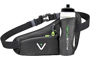 RACEPACE Running Belt Hydration Belt Bag Mobile Phone Case for Water Bottle, Cycling Bottle and Soft Flask, Waterproof, with Pocket for Mobile Phone, Ideal for Training, Running, Cycling, Hiking, Bottle not