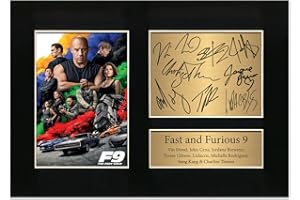 ZULU IMAGE Fast & Furious 9 Movie Cast Signed | Autogramm A4 gedruckte Foto-Reproduktion Druck Bild Display Nr. 64