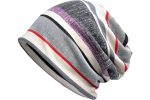 TERYNANLE Beanie Hat for Women, Slouch Beanie Unisex Skull Cap Stylish Beanie Winter Hat, Soft Comfy Headwear Chemo Cap Cozy Sleep Cap for Hair Loss, Multi-use As Beanie Hat, Neck Warmer, Turban, Helmet Liner