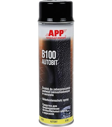 Spray Protettivo Sottoscocca Auto - Bitume Nero Anticorrosione, 6 Lattine Da 500 Ml