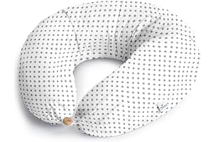 Niimo XXL Schwangerschaftskissen & Stillkissen - Seitenschläferkissen mit Bezug aus 100% Baumwolle, Waschbares Komfortkissen Erwachsene, Lagerungskissen Erwachsene, Stillkissen XXL (200 cm x 70 cm)