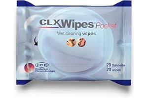 ICF | CLX Pet Wipes | Gentle Dog & Cat Cleaning Wipes for Paws, Ears & Skin Folds | Deodorizing & Moisturizing | No-Rinse, Daily Use | 20 Count