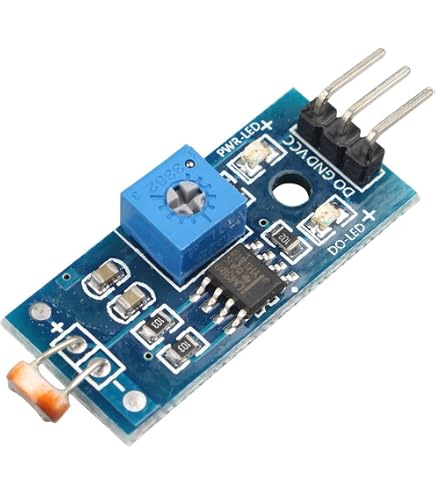 Module Capteur LDR Avec Relais 5V – Carte LDR07 Crépuscule, Détection De Lumière Automatique