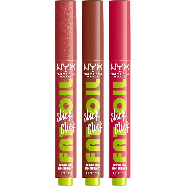 Pflegender Lippenstift Mit Click-Mechanismus – Wasserfester Lip Plumper Für Geschmeidige, Glänzende Lippen (vegan, 2 G, 3er-Set)