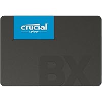 Crucial Bx500 240 Gb Ct240Bx500Ssd1 Fino A 540 Mb/S, Ssd Interno, Unità a stato solido 3D Nand, Sata, 2.5 Pollici, Nero
