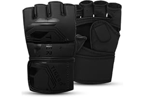‎TIGERA TIGERA MMA Gloves for Men & Women, Martial Arts Bag Gloves, Kickboxing Gloves with Open Palms, Boxing Gloves for Punching Bag, Sparring, Muay Thai, MMA