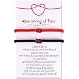 ULYSIA Matching Bracelets for Couples Best Friends Valentines Day Anniversary Birthday Gifts for Her Him Soulmate Red String of Fate Relationships Bracelets for Boyfriend Girlfriend Wife