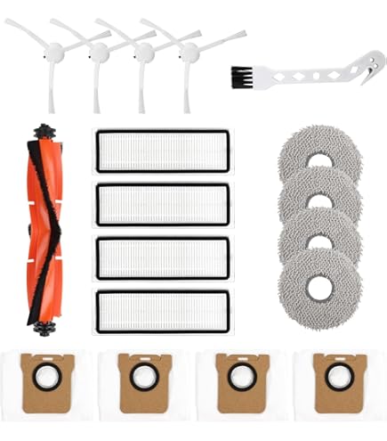 Lot De 6 Filtres HEPA De Rechange Pour Robots Xiaomi X20+/X10+ Et Dreame L10s Ultra, S10, D10 Plus, Etc.