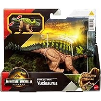 Jurassic World Strike Attack Yuxisaurus Action Figure : Amazon.it