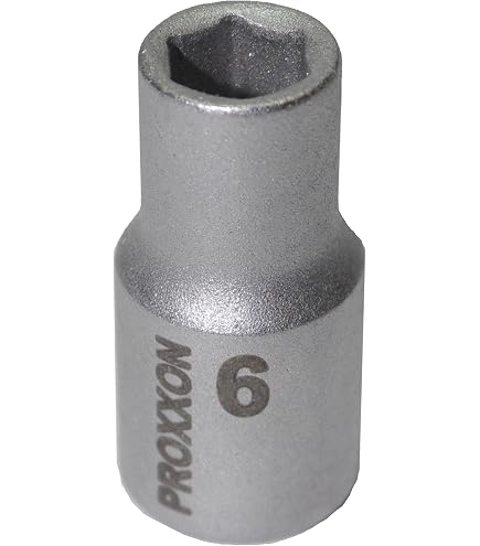 PROXXON Tiefbett-Steckschlüsseleinsatz 16 Mm – Für 1/2" Antrieb, Robuste Werkzeugnuss