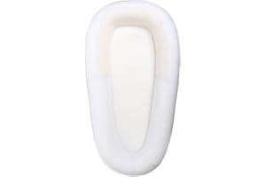 PurFlo Sleep Tight Baby Bed | Safe for Overnight Sleep | Fully Breathable Baby Nest Alternative | Newborn Essentials | 0-8m Soft White