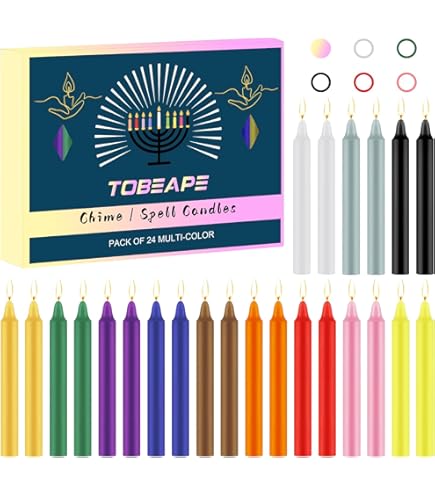 Bütic GmbH Lot De 1 Bougie à Tige Colorées 180 Mm X 22 Mm U2013 Bougies