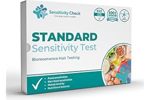 SENSITIVITY CHECK SC Food Intolerance Test Kit NHS Approved -At Home Screen for 625 Different Food intolerances - Hair strand food intolerance Test Kit for Adults - Quick and Easy Allergy Test at Home Self-Test