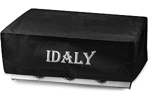 IDALY™ – Housse de Protection pour Plancha – Bâche Imperméable en Polyester avec Élastique de Serrage – Facile à Poser – Housse Plancha Universelle | Gazinière | Barbecue d’Extérieur