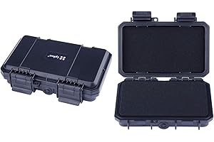 Lykus HC-1510 Mini Caja con Espuma, tamaño Interior 15x8,5x3,7 cm, IP66 a Prueba de Salpicaduras