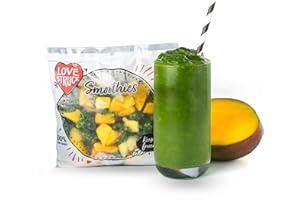 Love Struck Smoothie Bundle, Kale Kick, Pack of 20 Frozen Fruit & Veggie Sachets, Simply blend with juice or water for the perfect smoothie every time. High fibre, low fat. Good Mood Food.…