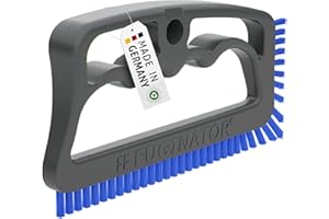 FUGINATOR® Brosse à Joints Grise/Bleue - Brosse pour Le Nettoyage des Joints dans la Salle de Bain, Les Toilettes, la Cuisine - Nettoyage des Carreaux muraux et de Sol