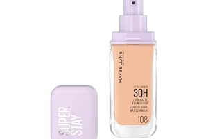 Maybelline New York Super Stay up to 30H Lumi-Matte Foundation, Medium-Full Täckning, Vegan Formel*, Aminosyror, Niacinamid