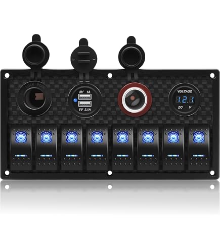 6 GANG LED Schaltpaneel Sicherung Schalter Schalttaf Wasserdicht für 6 GANG LED Schaltpaneel Sicherung Schalter Schalttaf Wasserdicht für